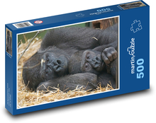 Goryl - ssak, małpa Puzzle 500 elementów - 46x30 cm