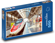 Frankfurt nad Mohanem - vlak Puzzle 500 dílků - 46 x 30 cm