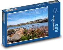 Pobrežie - more, pláž Puzzle 500 dielikov - 46 x 30 cm 