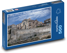 Korsika - Bonifacio, město Puzzle 500 dílků - 46 x 30 cm