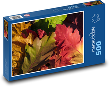 Listy stromu - podzim, příroda Puzzle 500 dílků - 46 x 30 cm