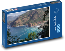 Korsika - Strand, Hafen Puzzle 500 Teile - 46 x 30 cm
