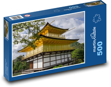 Japonsko - chrám, buddhismus Puzzle 500 dílků - 46 x 30 cm