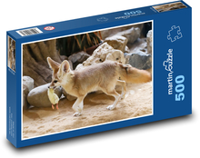 Lis pustynny - zwierzę, ssak Puzzle 500 elementów - 46x30 cm