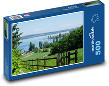 Bodamské jezero - voda, jezero  Puzzle 500 dílků - 46 x 30 cm