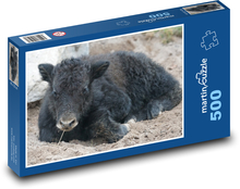 Yak - pet, calf Puzzle of 500 pieces - 46 x 30 cm
