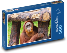 Orangurtan - opice, zvíře Puzzle 500 dílků - 46 x 30 cm