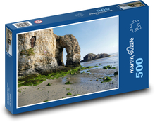 Strand - Meer, Felsen Puzzle 500 Teile - 46 x 30 cm