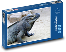Leguán - ještěrka, plaz Puzzle 500 dílků - 46 x 30 cm