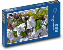 Wiosenny kwiat - ogród, drzewo Puzzle 500 elementów - 46x30 cm