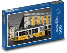 Tramvaj - doprava, Lisabon Puzzle 500 dílků - 46 x 30 cm