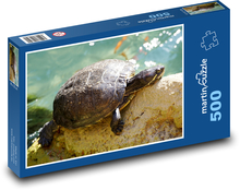 Korytnačka - plaz, zviera Puzzle 500 dielikov - 46 x 30 cm 