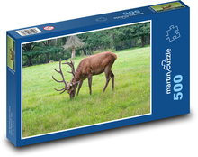 Deer - park, meadow Puzzle of 500 pieces - 46 x 30 cm