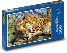 Leopard - Katze, Raubtier Puzzle 500 Teile - 46 x 30 cm