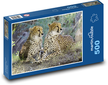 Gepard - Wildkatze, Afrika Puzzle 500 Teile - 46 x 30 cm