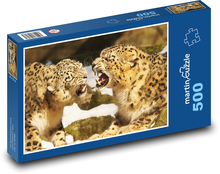 Levharti - mačka, zoo Puzzle 500 dielikov - 46 x 30 cm 