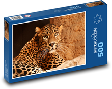 Leopard - velká kočka, zvíře Puzzle 500 - 46x30 cm