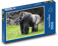 Gorilla - big monkey, animal Puzzle of 500 pieces - 46 x 30 cm 