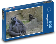 Gorilla - Zoo, Affe Puzzle 500 Teile - 46 x 30 cm