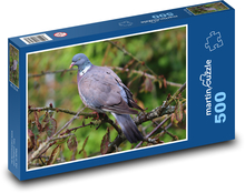 Holub - pták, zvíře Puzzle 500 dílků - 46 x 30 cm