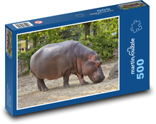 Hippo - animal, Africa Puzzle of 500 pieces - 46 x 30 cm 