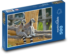 Lemur - opice, zvíře Puzzle 500 dílků - 46 x 30 cm