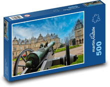 Dělo - zámek, hrad Puzzle 500 dílků - 46 x 30 cm