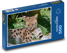 Wildkatze - Luchs, Afrika Puzzle 500 Teile - 46 x 30 cm