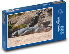 Krokodil - Schlafen am Strand Puzzle 500 Teile - 46 x 30 cm