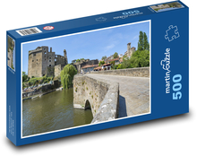 Most - zámok, mesto Puzzle 500 dielikov - 46 x 30 cm 