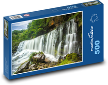 Vodopád - řeka, příroda Puzzle 500 dílků - 46 x 30 cm