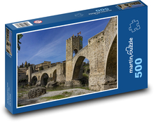 Středověká Architektura - hrad Puzzle 500 dílků - 46 x 30 cm