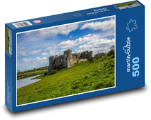 Anglie - Walles - hrad Puzzle 500 dílků - 46 x 30 cm