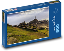 Maják, krajina, příroda Puzzle 500 dílků - 46 x 30 cm