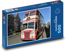 Stary autobus - transport Puzzle 500 elementów - 46x30 cm