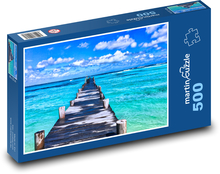 Mexiko - oceán, molo Puzzle 500 dílků - 46 x 30 cm