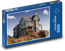Stone house - construction, nature Puzzle of 500 pieces - 46 x 30 cm 