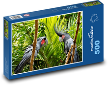 Kakadu - vtáky, zvieratá Puzzle 500 dielikov - 46 x 30 cm 