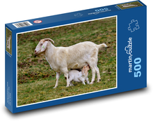 Koza - koza, kuba Puzzle 500 elementów - 46x30 cm