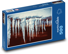 Rampúch - strecha, voda Puzzle 500 dielikov - 46 x 30 cm