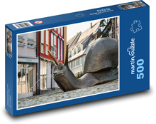 Slimák - sochárstvo, bronz Puzzle 500 dielikov - 46 x 30 cm 