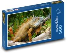 Lizard - reptile, iguana Puzzle of 500 pieces - 46 x 30 cm 
