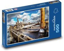 Loď - more, doprava Puzzle 500 dielikov - 46 x 30 cm 