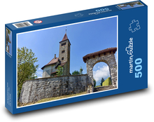 Kościół - łuk, kamień Puzzle 500 elementów - 46x30 cm
