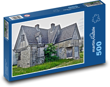 Verlassenes Haus - Ruine, historisch Puzzle 500 Teile - 46 x 30 cm