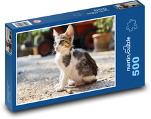 Kocourek - kočka, kotě Puzzle 500 dílků - 46 x 30 cm