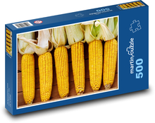 Kukurica - klas, zelenina Puzzle 500 dielikov - 46 x 30 cm 