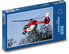 Helikoptéra - záchranka, vrtulník Puzzle 500 dílků - 46 x 30 cm