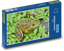 Žába - zvíře, obojživelník Puzzle 500 dílků - 46 x 30 cm
