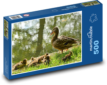 Ente - Küken, Wasservogel Puzzle 500 Teile - 46 x 30 cm